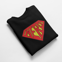 Ватирана блуза "Super Nerd" - small - 5 Ватирана блуза "Super Nerd" - small - 5