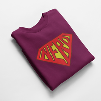 Ватирана блуза "Super Nerd" - small - 7 Ватирана блуза "Super Nerd" - small - 7