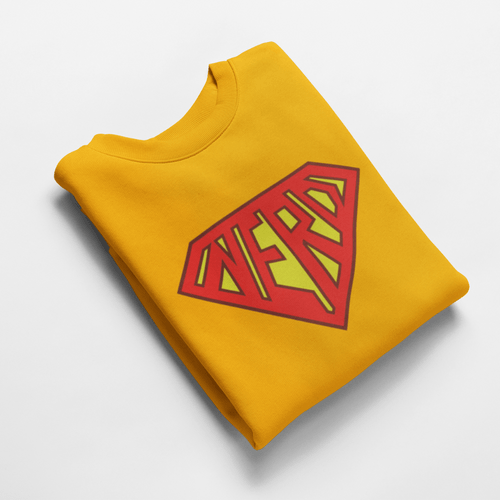 Ватирана блуза "Super Nerd" - 2