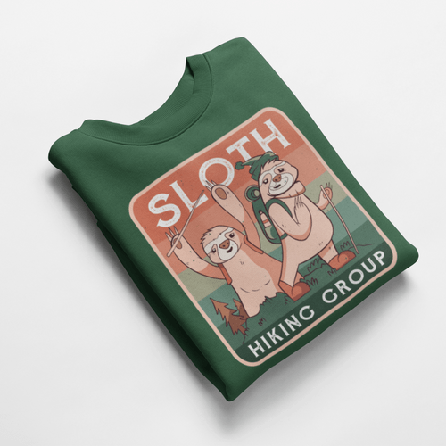 Ватирана блуза "Sloth Hiking Club" - 2