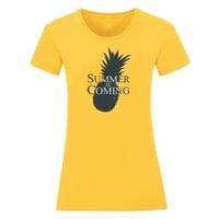Дамска тениска "Summer Is Coming" - small - 8