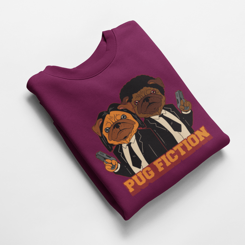 Ватирана блуза "Pug Fiction" - 2