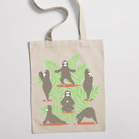Eко чанта "Sloth Yoga" - small - 1