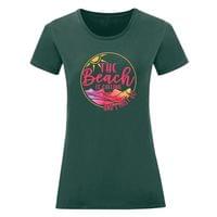 Дамска тениска "The Beach Is Calling" - small - 3