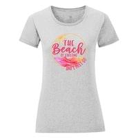 Дамска тениска "The Beach Is Calling" - small - 1