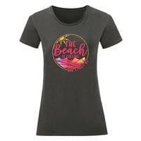 Дамска тениска "The Beach Is Calling" - small - 8