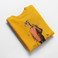 Ватирана блуза "Fancy Llama" - small - 6