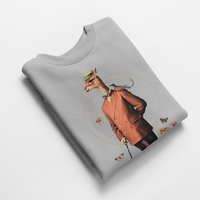 Ватирана блуза "Fancy Llama" - small - 7