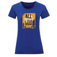 Тениска "Teachers Love Brains" (дамска) - small - 5