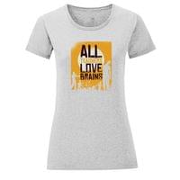Тениска "Teachers Love Brains" (дамска) - small - 8