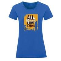 Тениска "Teachers Love Brains" (дамска) - small - 10