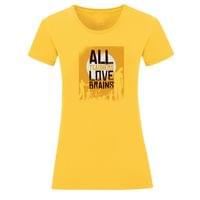 Тениска "Teachers Love Brains" (дамска) - small - 11
