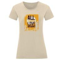 Тениска "Teachers Love Brains" (дамска) - small - 14