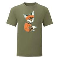Мъжка тениска "Tribal Fox" - small - 0