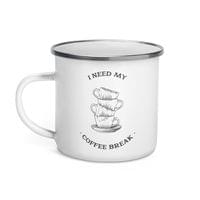 Емайлирано канче "Coffee Break" - small - 1