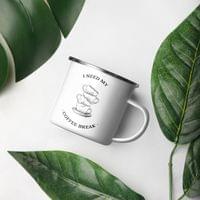 Емайлирано канче "Coffee Break" - small - 4