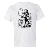 Мъжка тениска "Алиса и игра на крикет" - small - 2