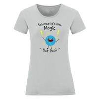 Дамска тениска "Science Is Like Magic" - small - 11