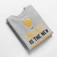 Ватирана блуза "Smart Is Awesome" - small - 6