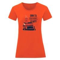 Дамска тениска "Read Books, Be Happy" - small - 8