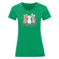 Дамска тениска "Crazy Cat Lady" - small - 2