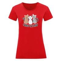 Дамска тениска "Crazy Cat Lady" - small - 3