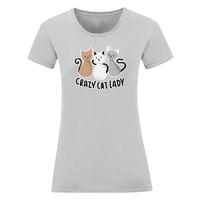Дамска тениска "Crazy Cat Lady" - small - 12