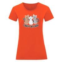 Дамска тениска "Crazy Cat Lady" - small - 13