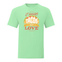 Тениска "I Need Tacos" (мъжка) - small - 12