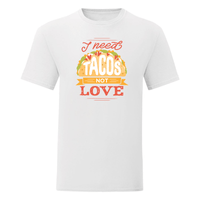 Тениска "I Need Tacos" (мъжка) - small - 5