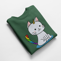Ватирана блуза "Вълшебно коте" - small - 2
