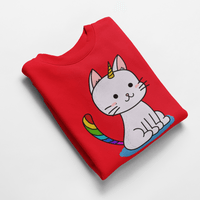 Ватирана блуза "Вълшебно коте" - small - 3