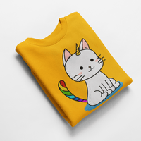 Ватирана блуза "Вълшебно коте" - small - 4
