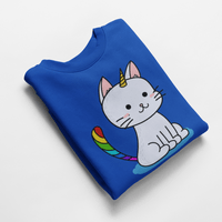 Ватирана блуза "Вълшебно коте" - small - 5