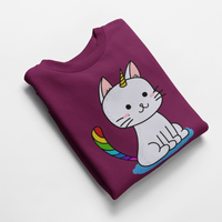 Ватирана блуза "Вълшебно коте" - small - 7