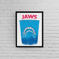 Постер с рамка "Jaws" - small - 1