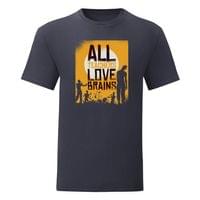 Тениска "Teachers Love Brains" (мъжка) - small - 0