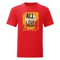 Тениска "Teachers Love Brains" (мъжка) - small - 1