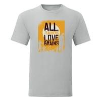 Тениска "Teachers Love Brains" (мъжка) - small - 6