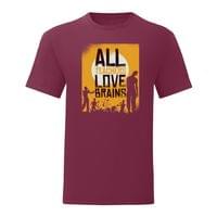 Тениска "Teachers Love Brains" (мъжка) - small - 8