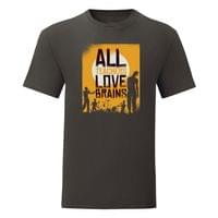 Тениска "Teachers Love Brains" (мъжка) - small - 15