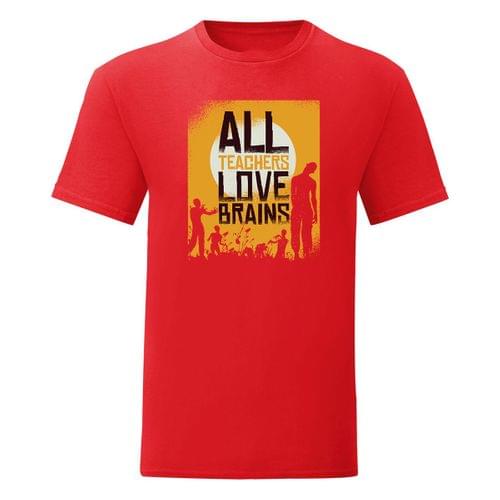 Тениска "Teachers Love Brains" (мъжка) - 2