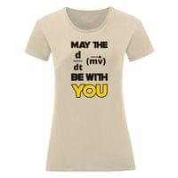 Дамска тениска "May The Force Be With You" - small - 7