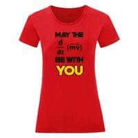 Дамска тениска "May The Force Be With You" - small - 9
