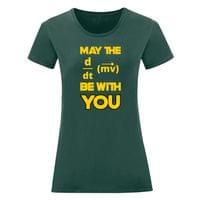 Дамска тениска "May The Force Be With You" - small - 13