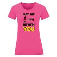 Дамска тениска "May The Force Be With You" - small - 14