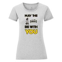Дамска тениска "May The Force Be With You" - small - 15