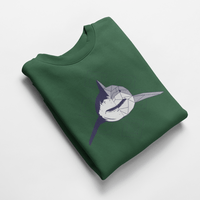 Ватирана блуза "Абстрактна акула" - small - 5