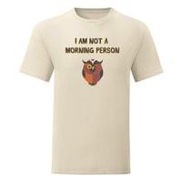 Тениска "Not A Morning Person" (мъжка) - small - 0