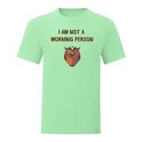 Тениска "Not A Morning Person" (мъжка) - small - 9